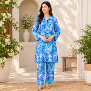 Azure Bloom Lawn 2-Piece